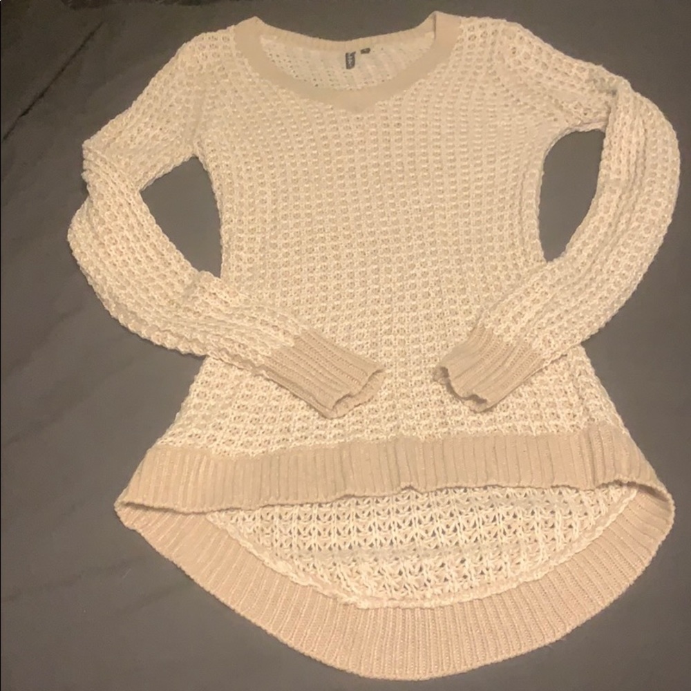 Tan knit sweater